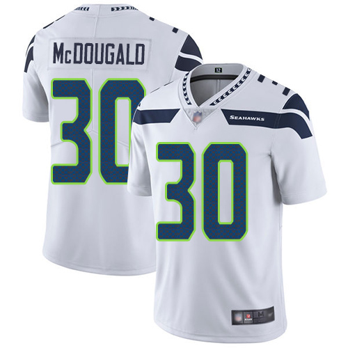 Seattle Seahawks Limited White Men Bradley McDougald Road Jersey NFL Football 30 Vapor Untouchable